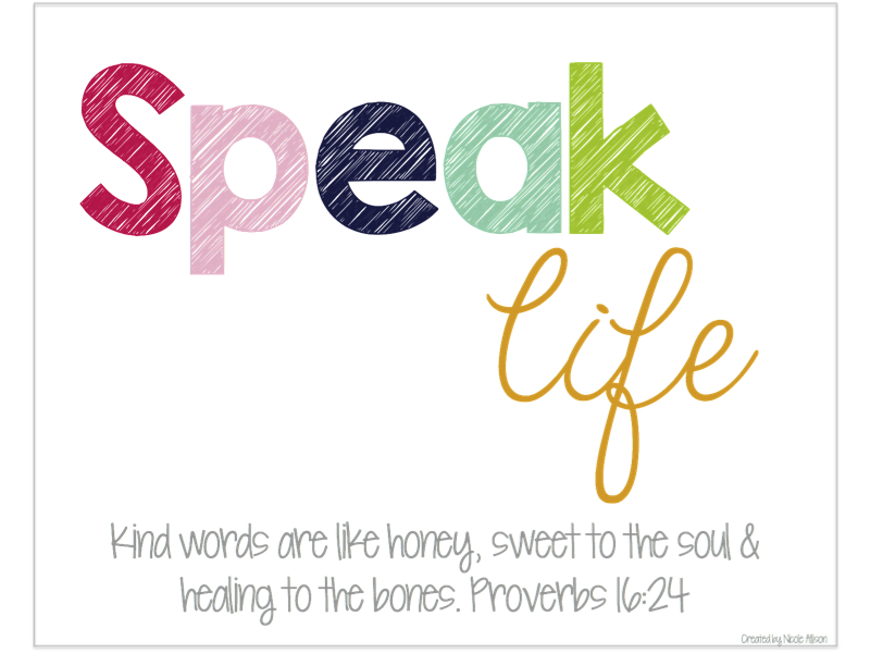 Speak Life - Speech Peeps