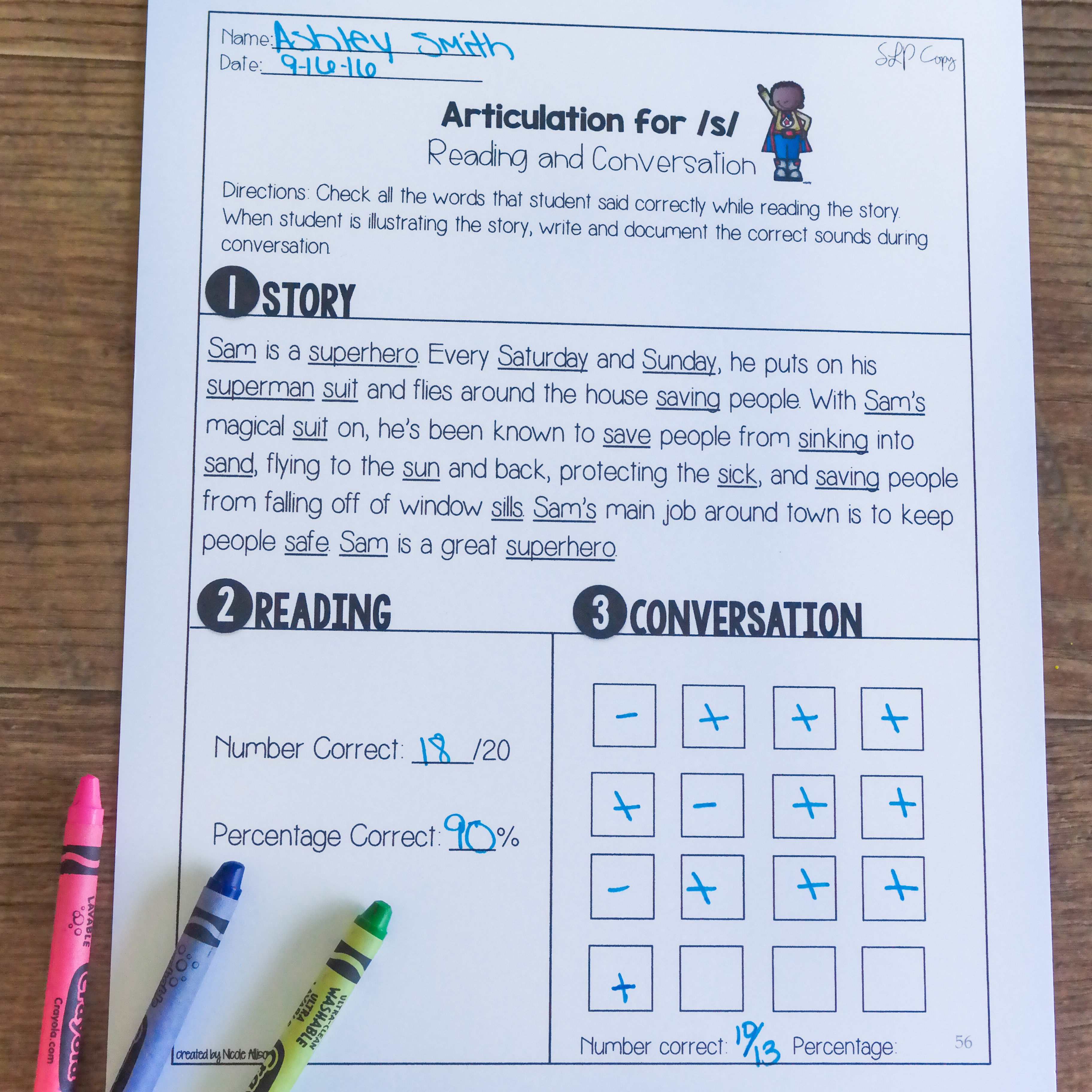 Updated Articulation for Reading and Conversation - Speech Peeps